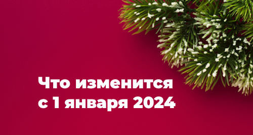 Какие законы начнут действовать с 1 января 2024 года
